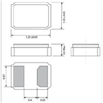 AEL晶振,AEL1210晶振,無(wú)源兩腳晶振
