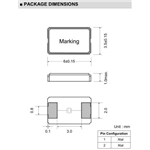 特蘭斯科晶振,CS63C晶振,CS63C-F0000HM08-20.000M-TR晶振