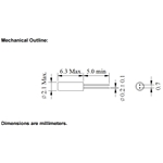 AKER插件石英晶振,CT26-32.768-12.5-20-X,電話機晶振 AKER插件石英晶振,CT26-32.768-12.5-20-X,電話機晶振